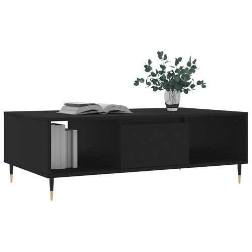 Stolić za kavu crni 104 x 60 x 35 cm od konstruiranog drva - Crna 1 Cijena