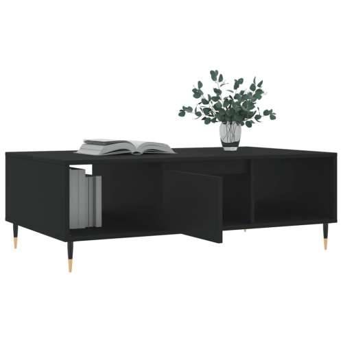 Stolić za kavu crni 104 x 60 x 35 cm od konstruiranog drva - Crna 1 Cijena