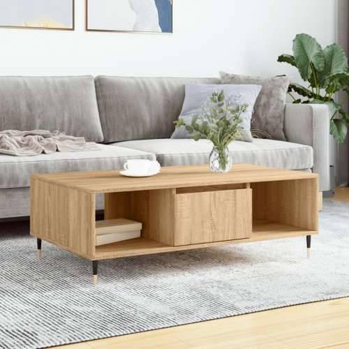 Stolić za kavu boja hrasta 104 x 60 x 35 cm konstruirano drvo - sonoma hrast 1 Cijena