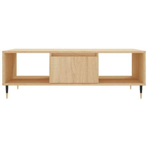 Stolić za kavu boja hrasta 104 x 60 x 35 cm konstruirano drvo - sonoma hrast 1 Cijena