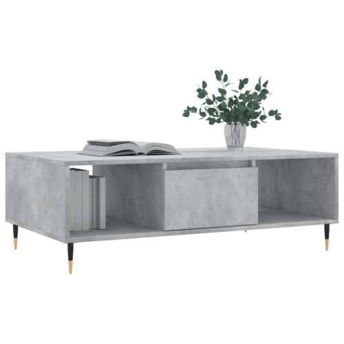 Stolić za kavu siva boja betona 104x60x35 cm konstruirano drvo - Beton siva 1 Cijena
