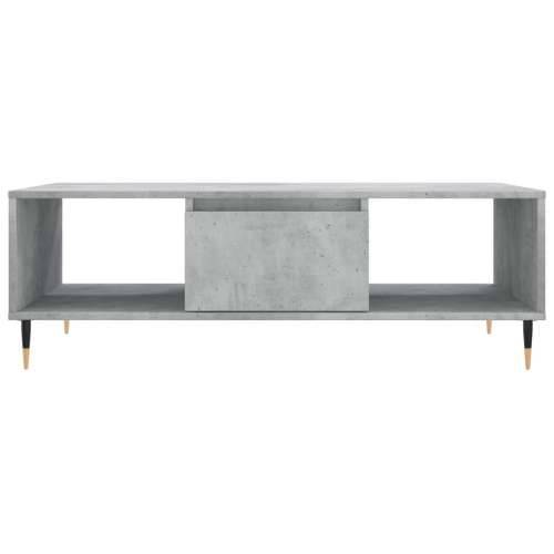 Stolić za kavu siva boja betona 104x60x35 cm konstruirano drvo - Beton siva 1 Cijena