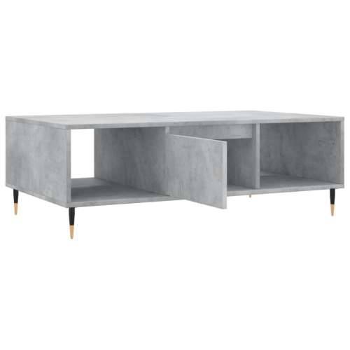 Stolić za kavu siva boja betona 104x60x35 cm konstruirano drvo - Beton siva 1 Cijena