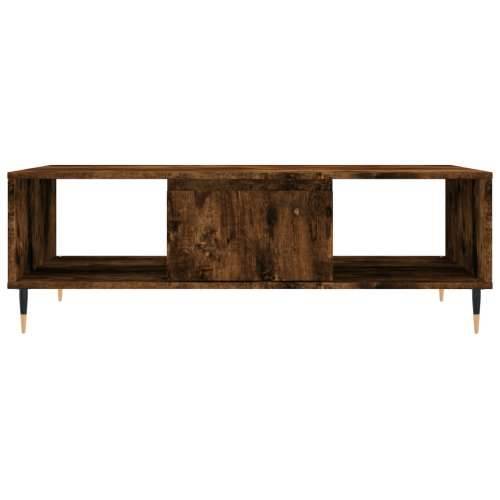 Stolić za kavu boja hrasta 104 x 60 x 35 cm konstruirano drvo - Dimljeni hrast 1 Cijena