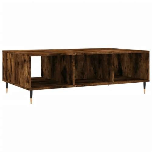 Stolić za kavu boja hrasta 104 x 60 x 35 cm konstruirano drvo - Dimljeni hrast 1 Cijena