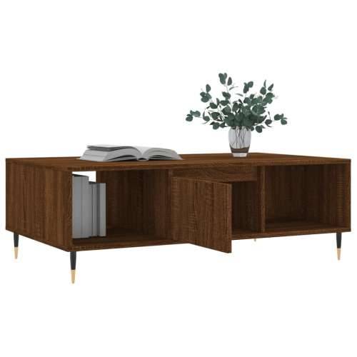 Stolić za kavu boja hrasta 104 x 60 x 35 cm konstruirano drvo - Smeđi hrast 1 Cijena