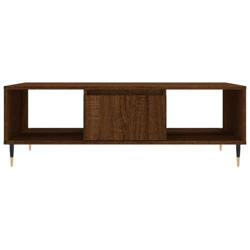 Stolić za kavu boja hrasta 104 x 60 x 35 cm konstruirano drvo - Smeđi hrast 1 Cijena