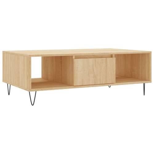 Stolić za kavu boja hrasta 104 x 60 x 35 cm konstruirano drvo - sonoma hrast 1 Cijena
