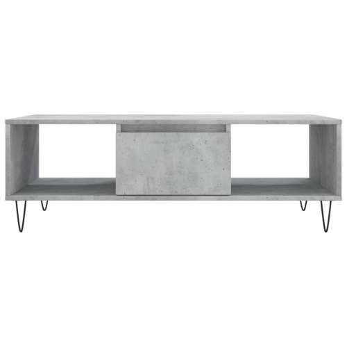 Stolić za kavu siva boja betona 104x60x35 cm konstruirano drvo - Beton siva 1 Cijena