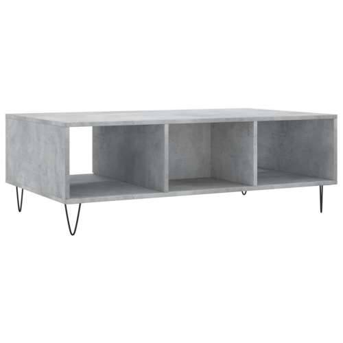 Stolić za kavu siva boja betona 104x60x35 cm konstruirano drvo - Beton siva 1 Cijena
