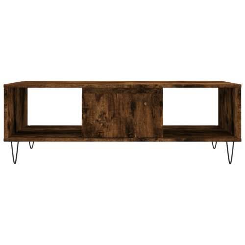 Stolić za kavu boja hrasta 104 x 60 x 35 cm konstruirano drvo - Dimljeni hrast 1 Cijena