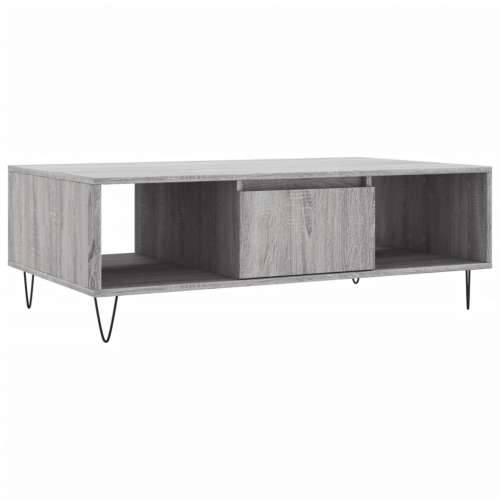 Stolić za kavu siva boja hrasta 104x60x35 cm konstruirano drvo - Sivi hrast sonoma 1 Cijena