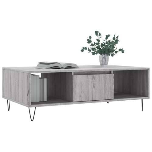 Stolić za kavu siva boja hrasta 104x60x35 cm konstruirano drvo - Sivi hrast sonoma 1 Cijena
