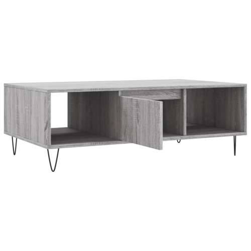 Stolić za kavu siva boja hrasta 104x60x35 cm konstruirano drvo - Sivi hrast sonoma 1 Cijena