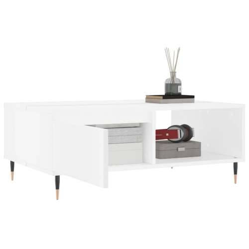 Stolić za kavu bijeli 90 x 60 x 35 cm od konstruiranog drva - Bijela 1 Cijena