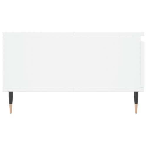 Stolić za kavu bijeli 90 x 60 x 35 cm od konstruiranog drva - Bijela 1 Cijena