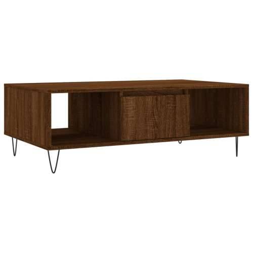 Stolić za kavu boja hrasta 104 x 60 x 35 cm konstruirano drvo - Smeđi hrast 1 Cijena