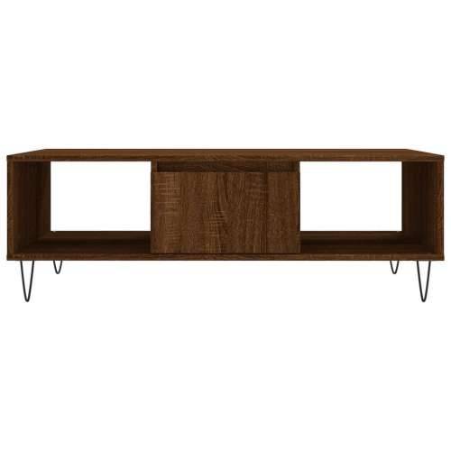 Stolić za kavu boja hrasta 104 x 60 x 35 cm konstruirano drvo - Smeđi hrast 1 Cijena