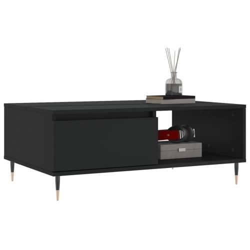Stolić za kavu crni 90 x 60 x 35 cm od konstruiranog drva - Crna 1 Cijena