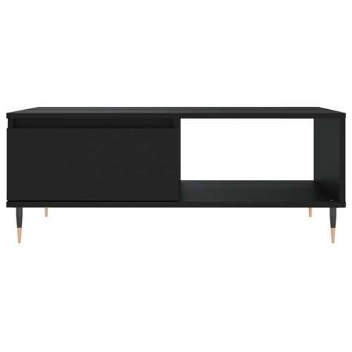Stolić za kavu crni 90 x 60 x 35 cm od konstruiranog drva - Crna 1 Cijena