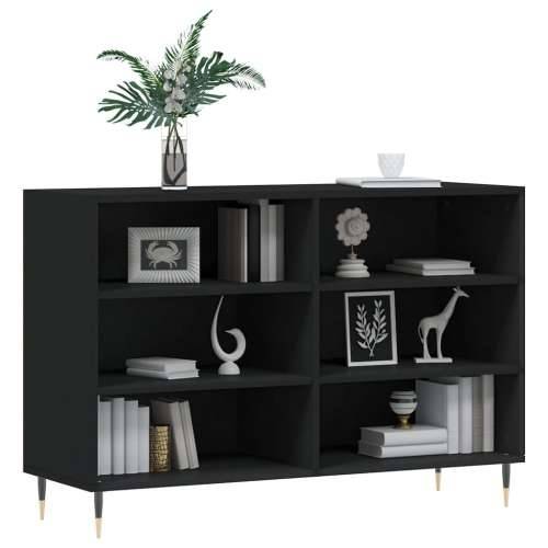 Komoda crna 103,5 x 35 x 70 cm od konstruiranog drva - Crna 1 Cijena