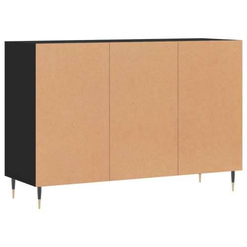 Komoda crna 103,5 x 35 x 70 cm od konstruiranog drva - Crna 1 Cijena