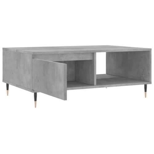 Stolić za kavu boja betona 90 x 60 x 35 cm konstruirano drvo - Beton siva 1 Cijena