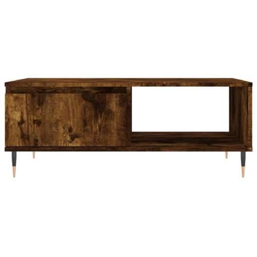 Stolić za kavu boja hrasta 90 x 60 x 35 cm konstruirano drvo - Dimljeni hrast 1 Cijena