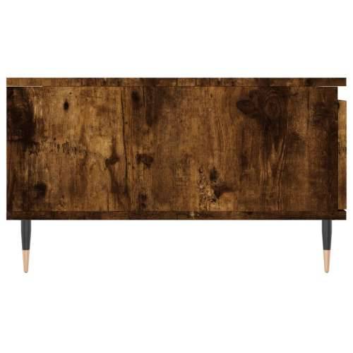 Stolić za kavu boja hrasta 90 x 60 x 35 cm konstruirano drvo - Dimljeni hrast 1 Cijena
