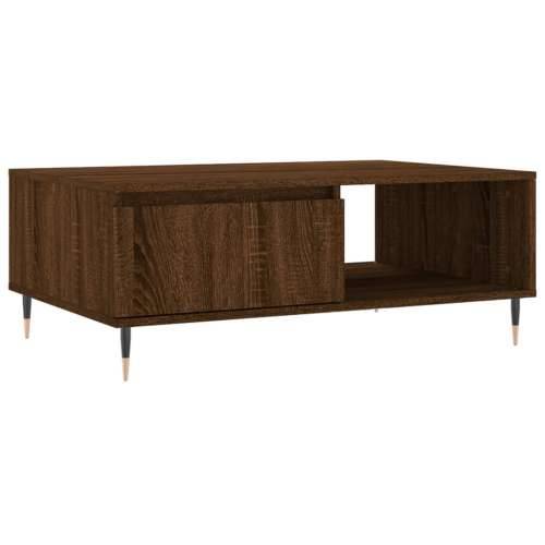 Stolić za kavu smeđa boja hrasta 90x60x35 cm konstruirano drvo - Smeđi hrast 1 Cijena