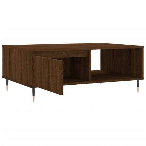 Stolić za kavu smeđa boja hrasta 90x60x35 cm konstruirano drvo - Smeđi hrast 1 Cijena