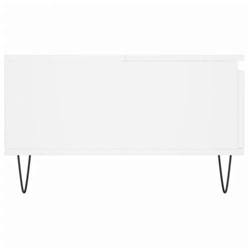 Stolić za kavu bijeli 90 x 60 x 35 cm od konstruiranog drva - Bijela 1 Cijena
