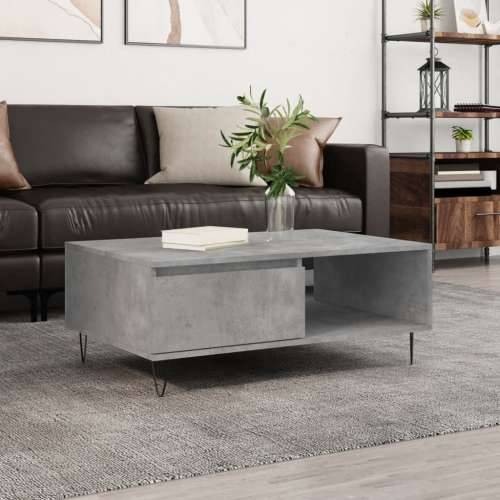 Stolić za kavu boja betona 90 x 60 x 35 cm konstruirano drvo - Beton siva 1 Cijena