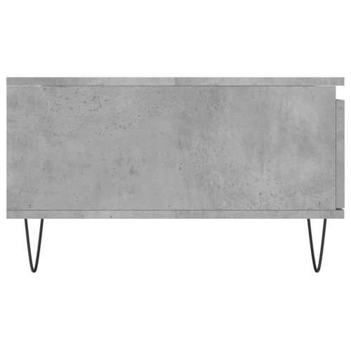 Stolić za kavu boja betona 90 x 60 x 35 cm konstruirano drvo - Beton siva 1 Cijena