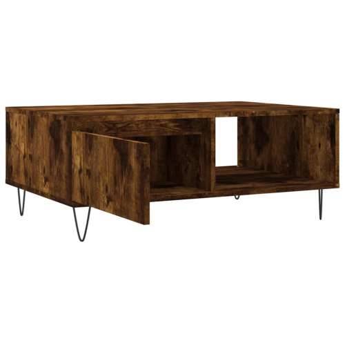 Stolić za kavu boja hrasta 90 x 60 x 35 cm konstruirano drvo - Dimljeni hrast 1 Cijena