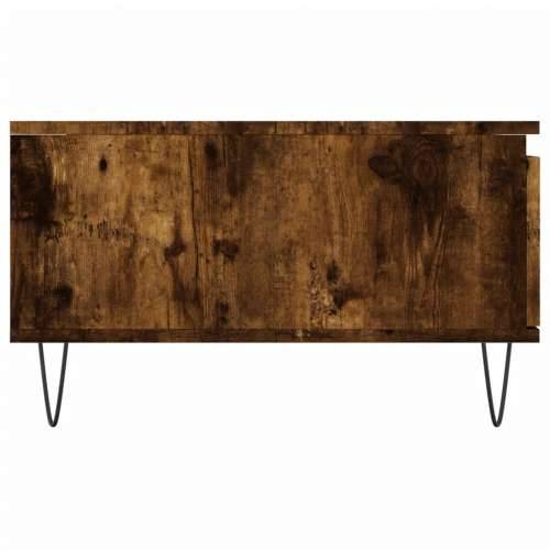 Stolić za kavu boja hrasta 90 x 60 x 35 cm konstruirano drvo - Dimljeni hrast 1 Cijena