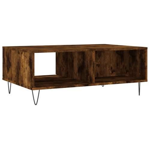 Stolić za kavu boja hrasta 90 x 60 x 35 cm konstruirano drvo - Dimljeni hrast 1 Cijena