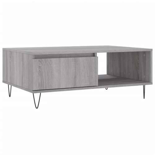 Stolić za kavu siva boja hrasta 90x60x35 cm konstruirano drvo - Sivi hrast sonoma 1 Cijena