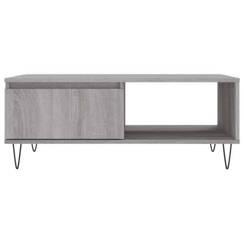 Stolić za kavu siva boja hrasta 90x60x35 cm konstruirano drvo - Sivi hrast sonoma 1 Cijena