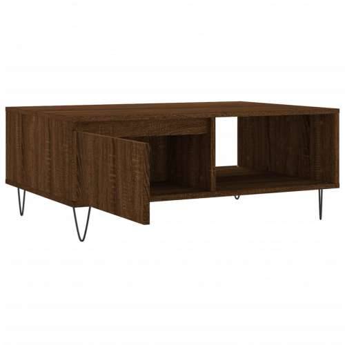 Stolić za kavu smeđa boja hrasta 90x60x35 cm konstruirano drvo - Smeđi hrast 1 Cijena