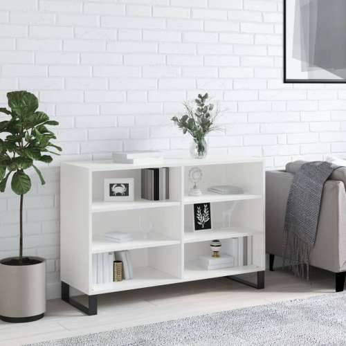 Komoda sjajna bijela 103,5 x 35 x 70 cm od konstruiranog drva - Visoko sjajno bijela 1 Cijena