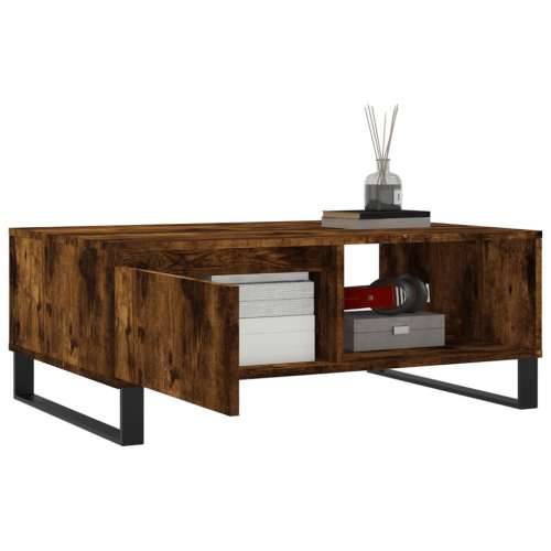 Stolić za kavu boja hrasta 90 x 60 x 35 cm konstruirano drvo - Dimljeni hrast 1 Cijena