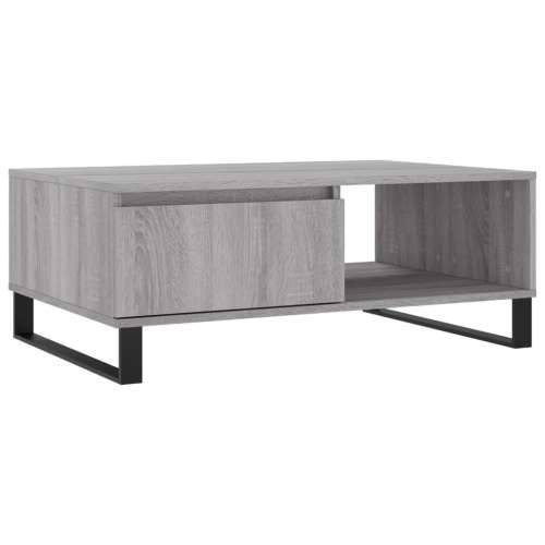 Stolić za kavu siva boja hrasta 90x60x35 cm konstruirano drvo - Sivi hrast sonoma 1 Cijena