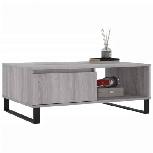 Stolić za kavu siva boja hrasta 90x60x35 cm konstruirano drvo - Sivi hrast sonoma 1 Cijena