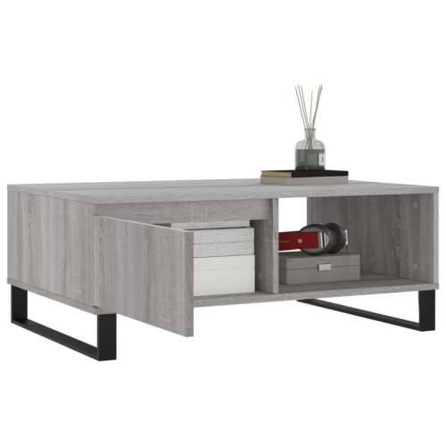 Stolić za kavu siva boja hrasta 90x60x35 cm konstruirano drvo - Sivi hrast sonoma 1 Cijena