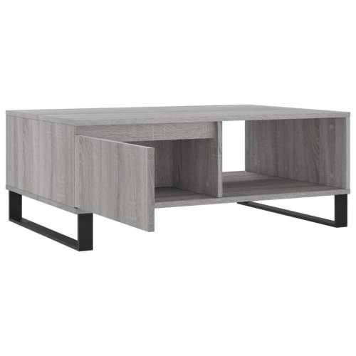 Stolić za kavu siva boja hrasta 90x60x35 cm konstruirano drvo - Sivi hrast sonoma 1 Cijena
