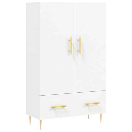 Visoka komoda bijela 69,5 x 31 x 115 cm od konstruiranog drva - Bijela 1 Cijena
