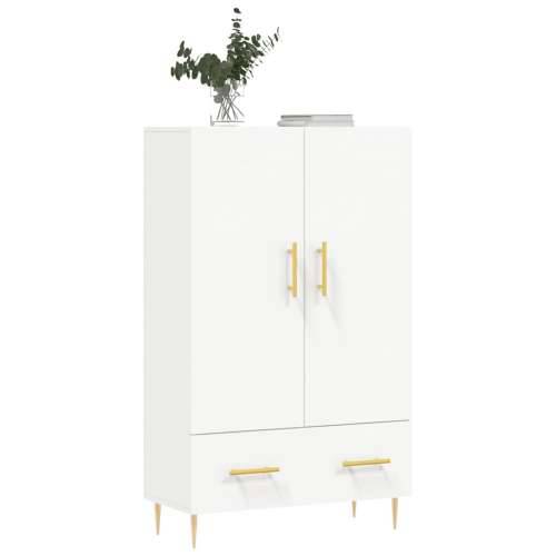 Visoka komoda bijela 69,5 x 31 x 115 cm od konstruiranog drva - Bijela 1 Cijena