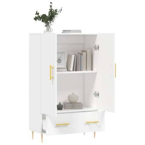 Visoka komoda bijela 69,5 x 31 x 115 cm od konstruiranog drva - Bijela 1 Cijena