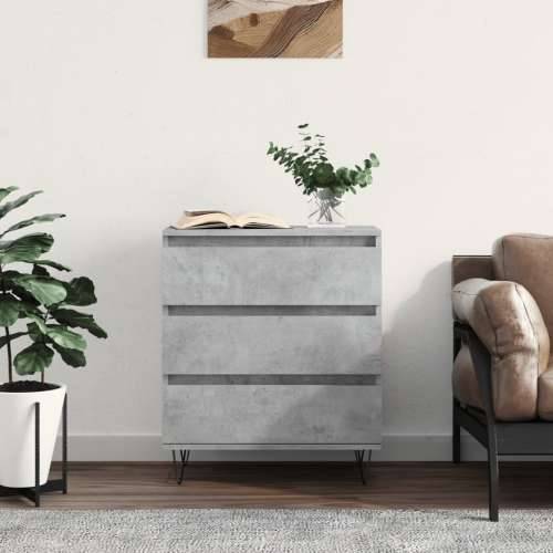 Komoda siva boja betona 60x35x70 cm od konstruiranog drva - Beton siva 1 Cijena